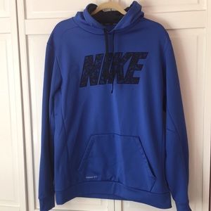 Men’s blue Nike hoodie size L EUC